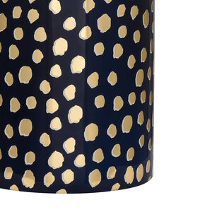 Atlas Signe Modern 26'' High Table Lamp with Elegant Off-White Shade for Stylish Home Décor Accents Navy PL11104-BL