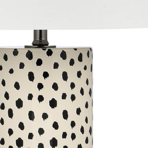 Atlas Signe Modern 26'' High Table Lamp with Elegant Off-White Shade for Stylish Home Décor Accents Cream PL11104-CR