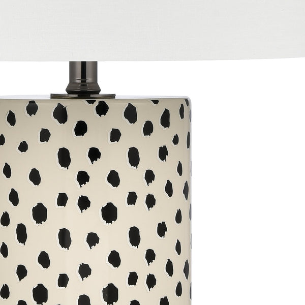 Atlas Signe Modern 26'' High Table Lamp with Elegant Off-White Shade for Stylish Home Décor Accents Cream PL11104-CR