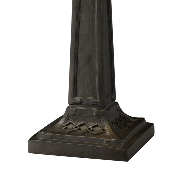 Atlas Stone Filigree 24'' High 2-Light Table Lamp - Elegant Tiffany-Style Lighting for Classic Interiors PL11105-BZ