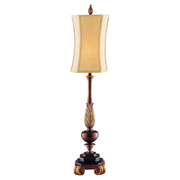 Atlas Sweet Ginger 35.5'' High Table Lamp - Ornate Victorian Acanthus Design in Antique Gold Finish PL11107-GD