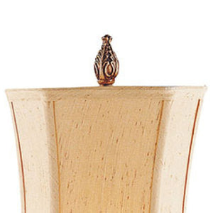 Atlas Sweet Ginger 35.5'' High Table Lamp - Ornate Victorian Acanthus Design in Antique Gold Finish PL11107-GD