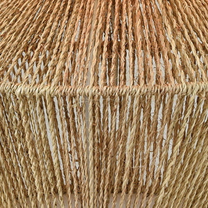 Atlas Vavda 19.5'' Coastal Table Lamp - Natural Rope Base & Off-White Shade for Warm, Inviting Spaces PL11112-NA