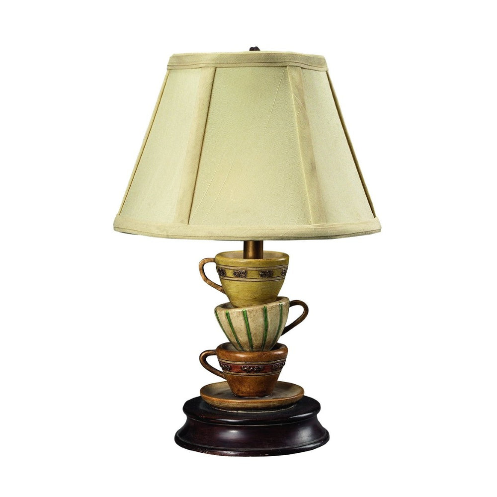 Atlas Accent Lamp - 12.75" High Multicolor Table Lamp for Modern Spaces, Stylish Lighting & Decor Accent PL11122-MU