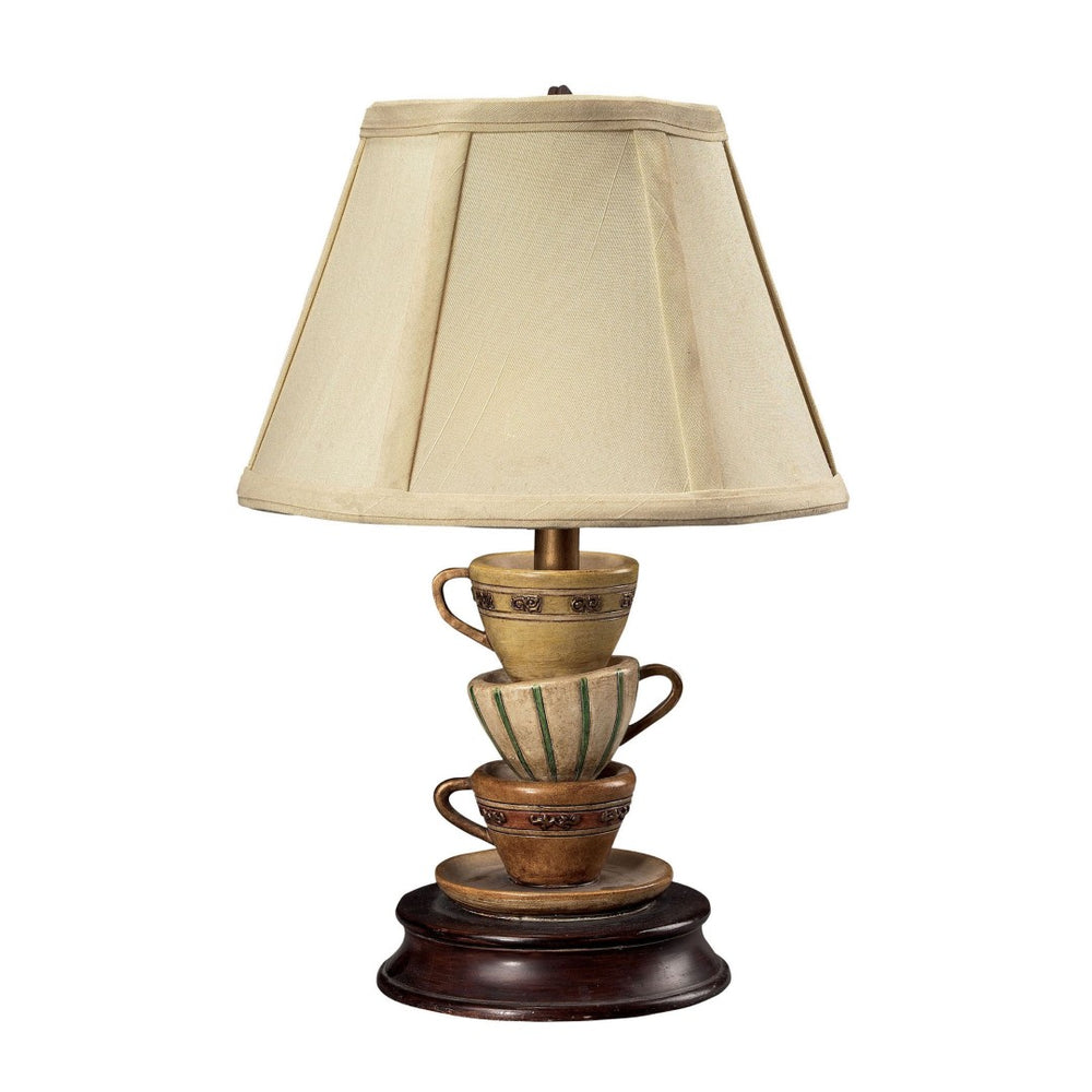 Atlas Accent Lamp - 12.75" High Multicolor Table Lamp for Modern Spaces, Stylish Lighting & Decor Accent PL11122-MU