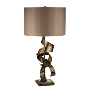 Atlas Allen 29" High 1-Light Table Lamp - Elegant Sculptural Design in Burnished Gold for Any Room PL11123-BS