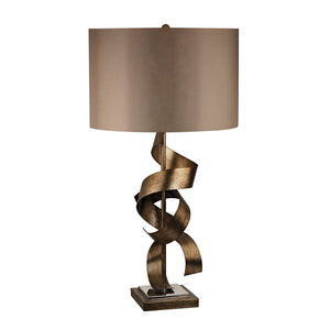 Atlas Allen 29" High 1-Light Table Lamp - Elegant Sculptural Design in Burnished Gold for Any Room PL11123-BS