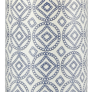 Atlas Ambert 27" High 1-Light Table Lamp in Deep Blue - Midcentury Modern Accent for Home Decor & Lighting PL11124-BL