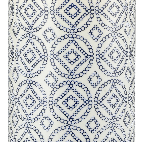 Atlas Ambert 27" High 1-Light Table Lamp in Deep Blue - Midcentury Modern Accent for Home Decor & Lighting PL11124-BL