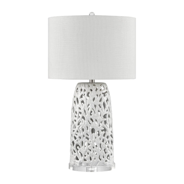 Atlas Bowen 31.5'' High 1-Light Table Lamp Set of 2 – Coastal-Modern Elegance for Home Décor & Lighting PL11138-WHS