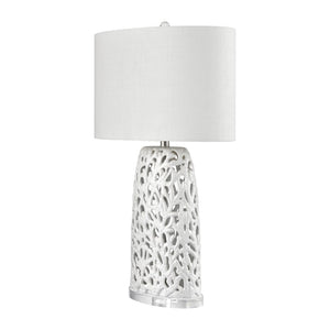 Atlas Bowen 31.5'' High 1-Light Table Lamp Set of 2 – Coastal-Modern Elegance for Home Décor & Lighting PL11138-WHS