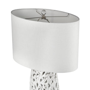 Atlas Bowen 31.5'' High 1-Light Table Lamp Set of 2 – Coastal-Modern Elegance for Home Décor & Lighting PL11138-WHS