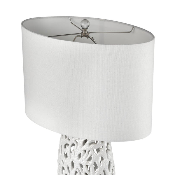 Atlas Bowen 31.5'' High 1-Light Table Lamp Set of 2 – Coastal-Modern Elegance for Home Décor & Lighting PL11138-WHS