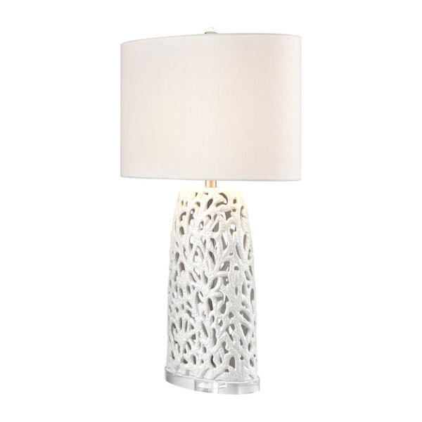 Atlas Bowen 31.5'' High 1-Light Table Lamp Set of 2 – Coastal-Modern Elegance for Home Décor & Lighting PL11138-WHS