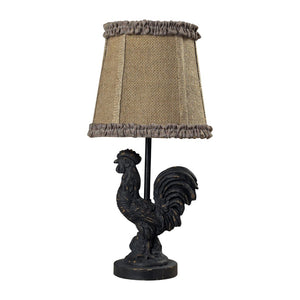 Atlas Braysford 15'' High Table Lamp - Antique Black Elegance for Stylish Task Lighting in Any Space PL11139-BK