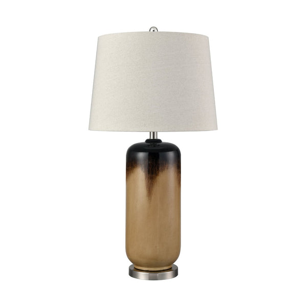 Atlas Bromley 32.5'' High Table Lamp Set of 2 – Elegant Ombre Caramel Finish with Linen Shades PL11140-BNS