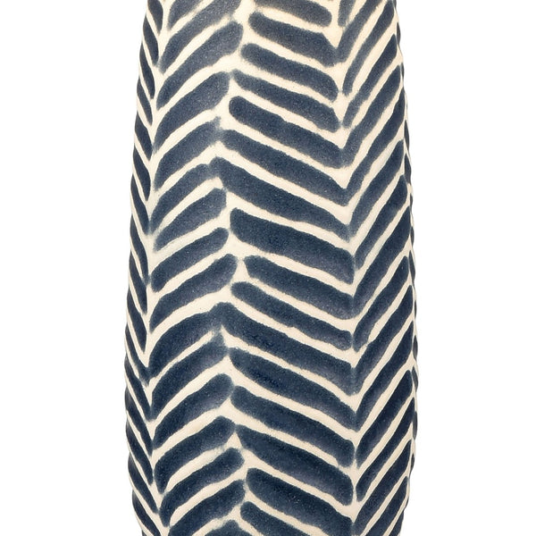 Atlas Bynum 29'' High Table Lamp Pair – Elegant Coastal Design with Textured Ceramic & Satin Nickel Base Set of 2 Navy PL11141-BLS