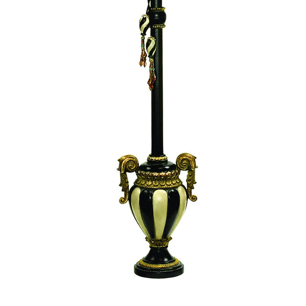 Atlas Carnival Stripe 32'' High Table Lamp - Elegant Antique Black Accent for Modern & Classic Interiors PL11149-BK