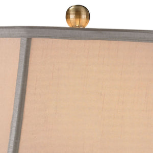 Atlas Celadon 29'' High 1-Light Table Lamp - Sculptural Midcentury Design with Calming Celadon Glaze PL11151-BL