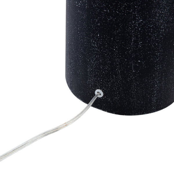 Atlas Daher 26'' High Industrial-Modern Table Lamp - Black Metal & White Shade for Stylish Illumination PL11158-BK