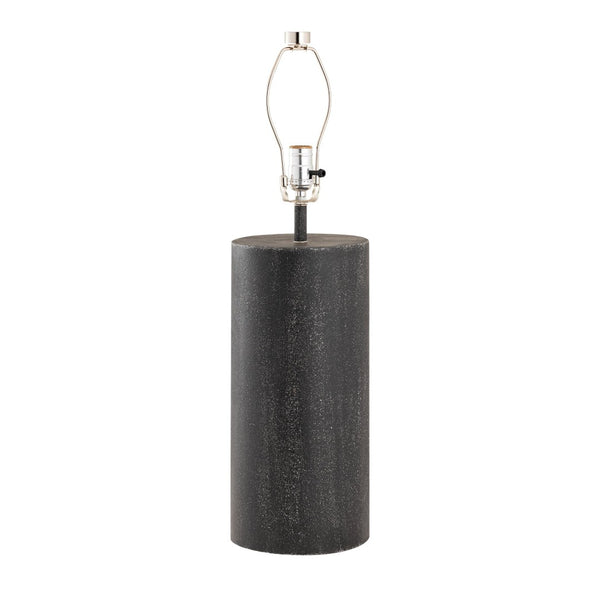 Atlas Daher 26'' High Industrial-Modern Table Lamp - Black Metal & White Shade for Stylish Illumination PL11158-BK