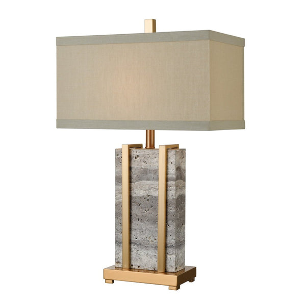 Atlas Harnessed 29'' High Table Lamp – Sculptural Cafe Bronze Light for Midcentury & Modern Spaces PL11171-GY
