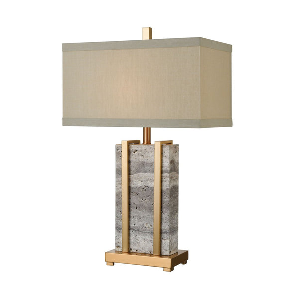 Atlas Harnessed 29'' High Table Lamp – Sculptural Cafe Bronze Light for Midcentury & Modern Spaces PL11171-GY