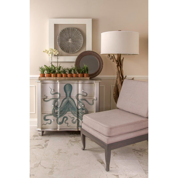 Atlas Hounslow Heath 68'' High Sculptural Floor Lamp - Handcrafted Teak Root with Soft White Shade PL11174-NA