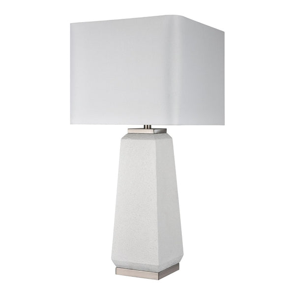 Atlas Luke 34.5'' High 1-Light Table Lamp Set of 2 - Modern Obelisk Design for Stylish Ambient Lighting PL11187-WHS