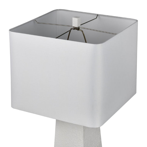 Atlas Luke 34.5'' High 1-Light Table Lamp Set of 2 - Modern Obelisk Design for Stylish Ambient Lighting PL11187-WHS