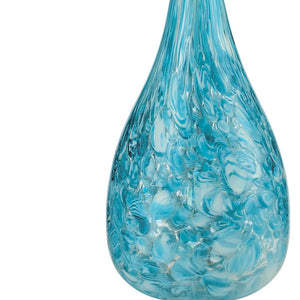 Atlas Mediterranean 29'' High 1-Light Table Lamp - Coastal Sea Blue Glass for Elegant Home Décor PL11193-BL
