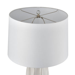 Atlas Parker 37.5'' High Table Lamp Set of 2 - Gloss White, Modern Sculptural Design for Any Room PL11206-WHS
