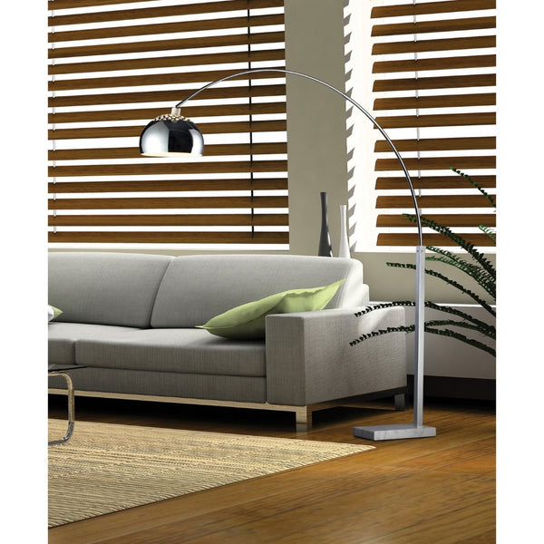 Atlas Penbrook 70'' High Floor Lamp - Polished Nickel, Modern Lighting for Living Rooms & Home Offices PL11208-NK