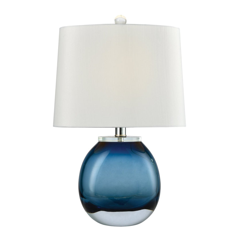 Atlas Playa Linda 19'' High Blue Table Lamp – Elegant Glass Design for Modern & Eclectic Interiors PL11210-BL