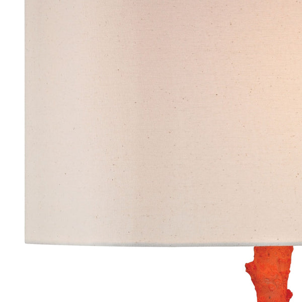 Atlas Red Coral 28'' High Table Lamp - Bold Sculptural Design for Modern Decor, Perfect Accent Lighting! PL11213-RD