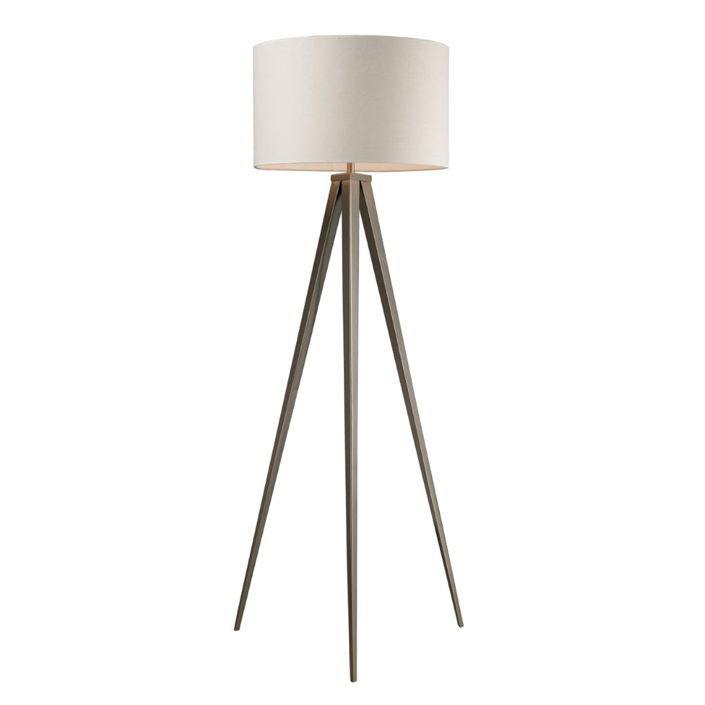 Atlas Salford 61'' High Modern Floor Lamp in Satin Nickel - Elegant Illumination for Stylish Interiors PL11221-NK