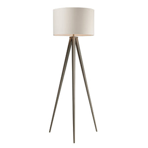 Atlas Salford 61'' High Modern Floor Lamp in Satin Nickel - Elegant Illumination for Stylish Interiors PL11221-NK