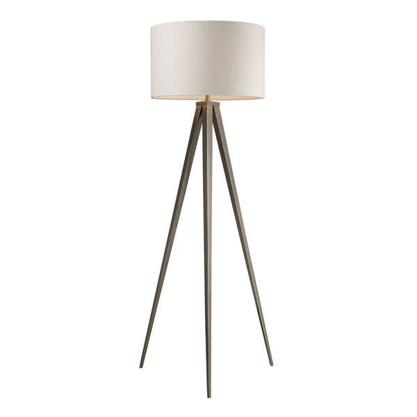 Atlas Salford 61'' High Modern Floor Lamp in Satin Nickel - Elegant Illumination for Stylish Interiors PL11221-NK