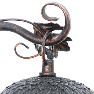 Atlas Squirrel Acorn Table Lamp - 14.5" High Rustic Bronze Accent Light for Cozy Indoor Spaces PL11226-BZ