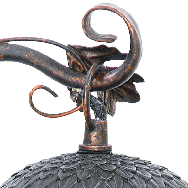 Atlas Squirrel Acorn Table Lamp - 14.5" High Rustic Bronze Accent Light for Cozy Indoor Spaces PL11226-BZ