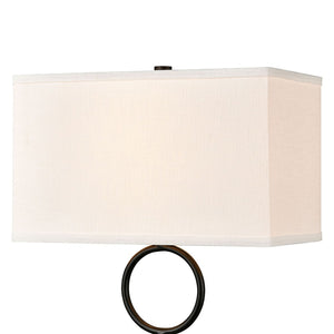 Atlas Staffa 29'' High Buffet Lamp - Contemporary Matte Black Metal with Textured Linen Shade Elegance PL11227-BK