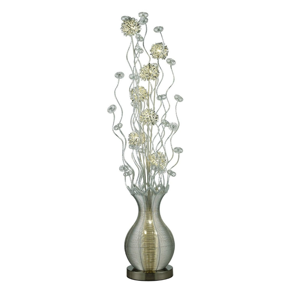 Atlas Uniontown 63'' High 10-Light Floor Lamp - Elegant Silver Design for Modern & Classic Interiors PL11234-SV