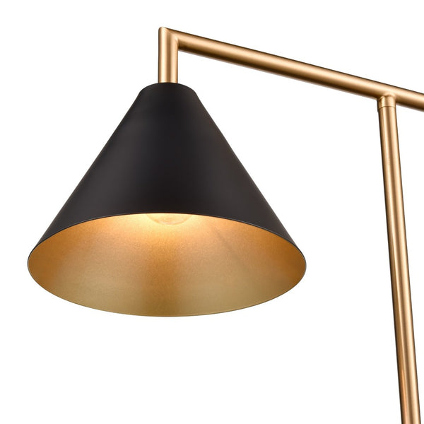 Atlas Halton 20'' High Table Lamp - Modern Black & Gold Design for Elegant Task Lighting & Decor Accent PL11238-BK