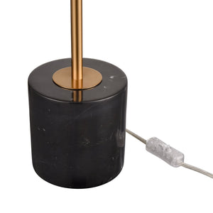 Atlas Halton 20'' High Table Lamp - Modern Black & Gold Design for Elegant Task Lighting & Decor Accent PL11238-BK