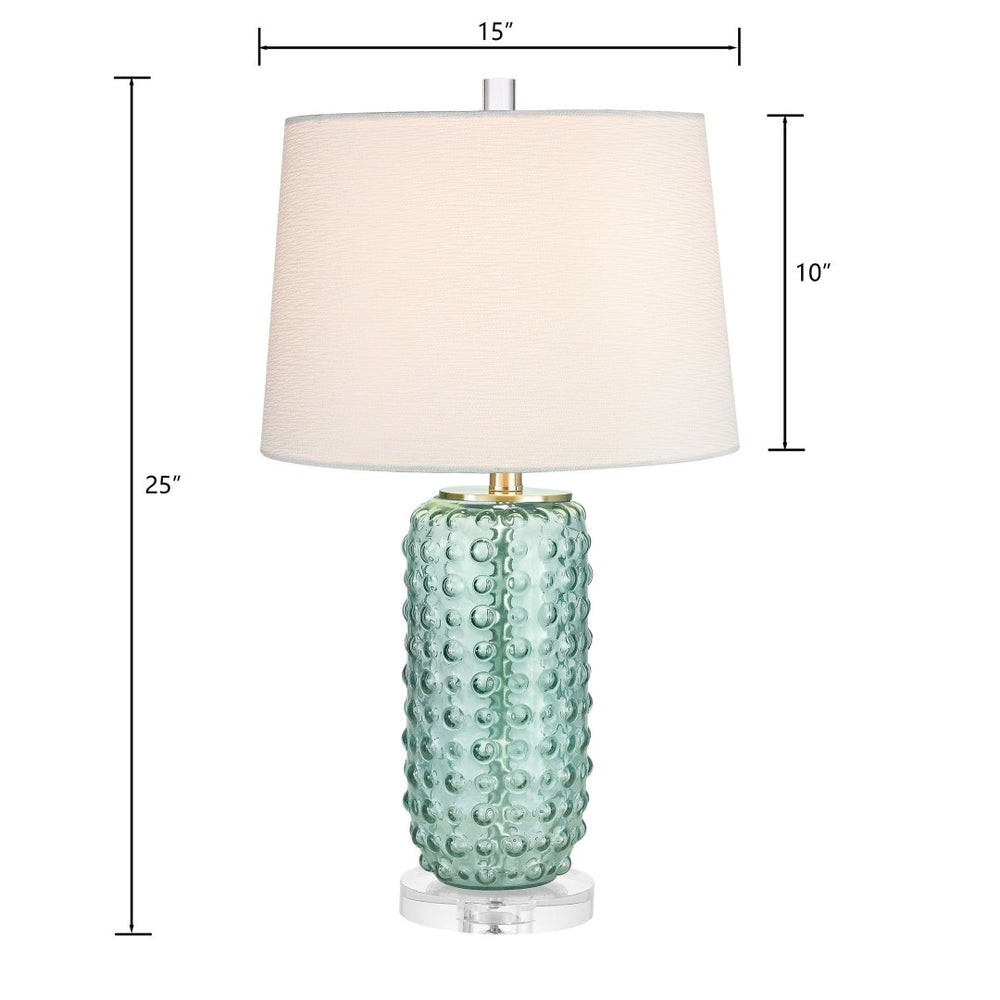 Atlas Caicos 25'' High Seafoam Green Table Lamp - Midcentury Modern Design for Stylish Ambient Lighting PL11239-GN