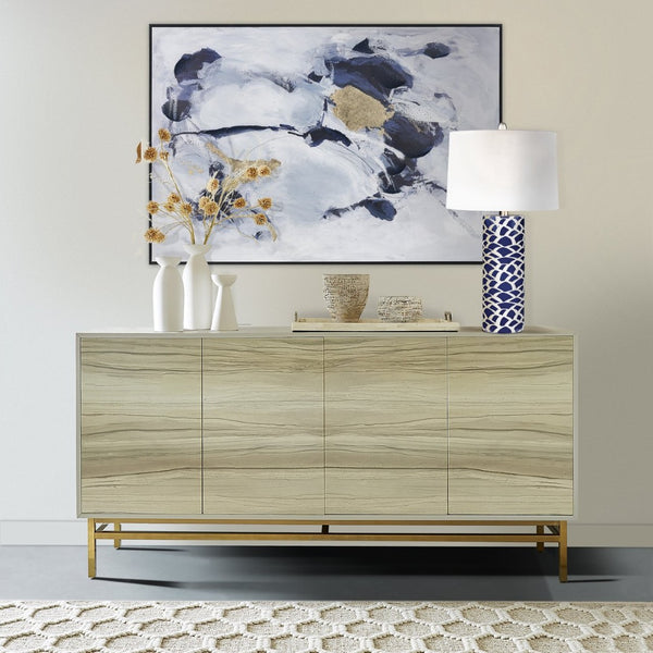 Atlas Scale Sketch 28'' High Table Lamp - Navy Earthenware, Midcentury Design for Stylish Illumination PL11242-BL