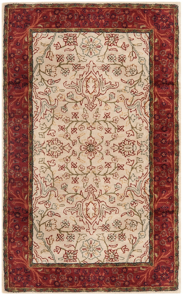 Safavieh Avebury   Rug Ivory / Rust PL533A-2