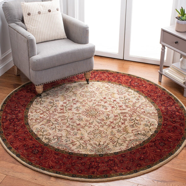 Safavieh Avebury   Rug Ivory / Rust PL533A-2
