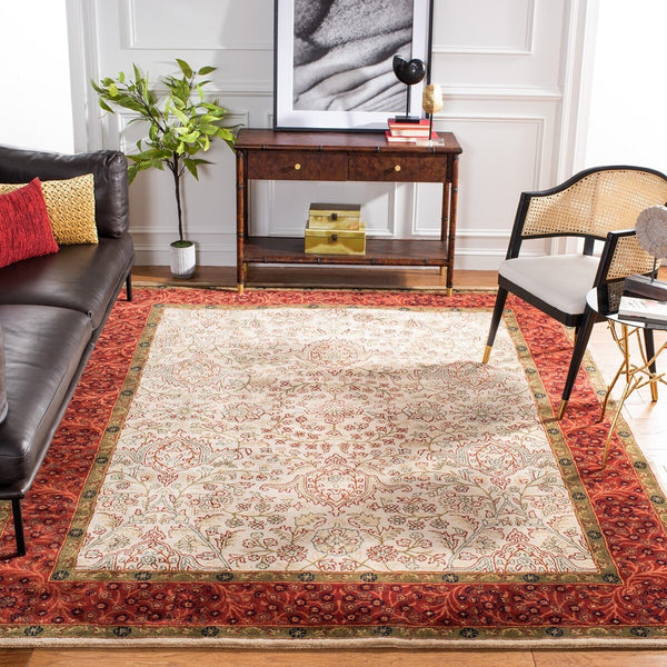 Safavieh Avebury   Rug Ivory / Rust PL533A-2