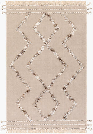 Surya Palo Alto Pla-2300 Handmade 2' X 3' Rug - Elegant Global Design For Timeless Home Décor Charm Taupe Cotton,Polyester Pla2304-23